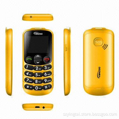 Unlocked original dual Sim mobile phone with SOS button, low end elderly phone with big keypad